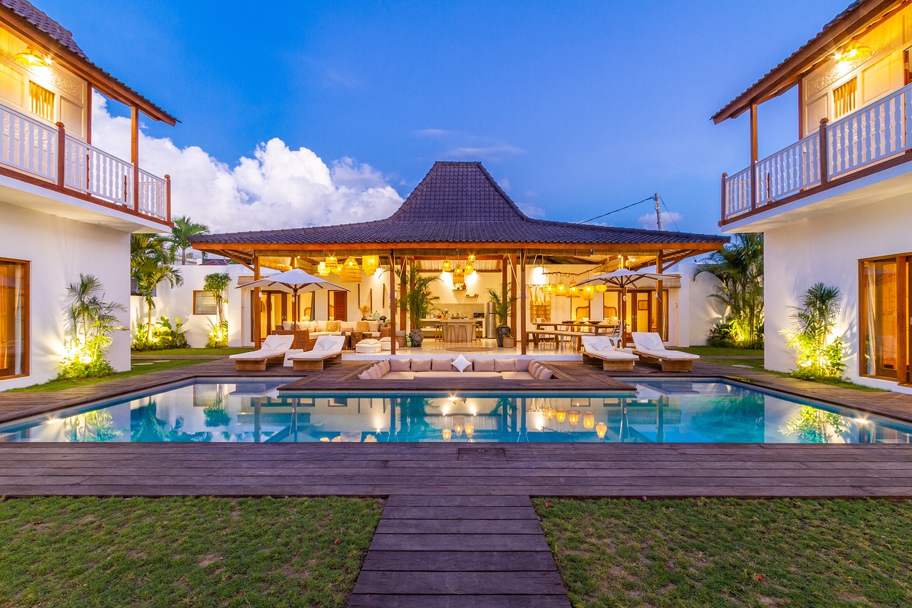 real estate, luxury villa, vacation
