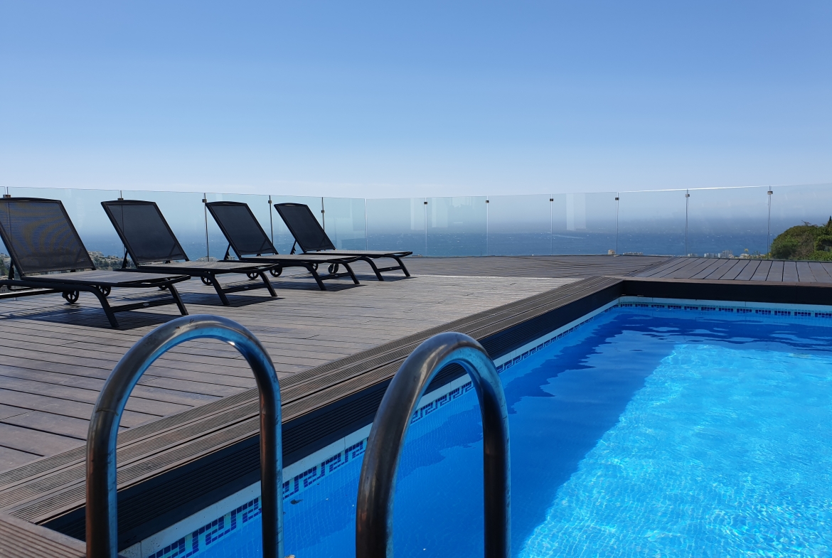 Semi Detached Seaview Villa Luna Fitness for Rent in Riviera Del Sol, Málaga, Spain