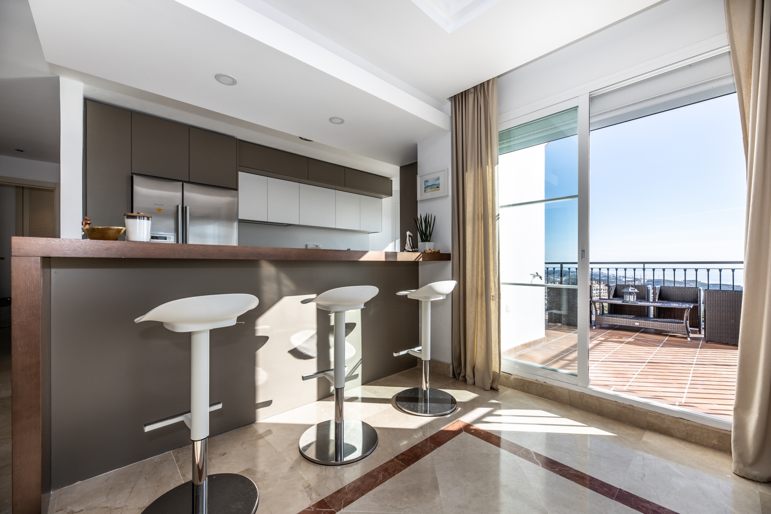 3T4A7332 Semi Detached Seaview Villa Luna Fitness for Rent in Riviera Del Sol, Málaga, Spain