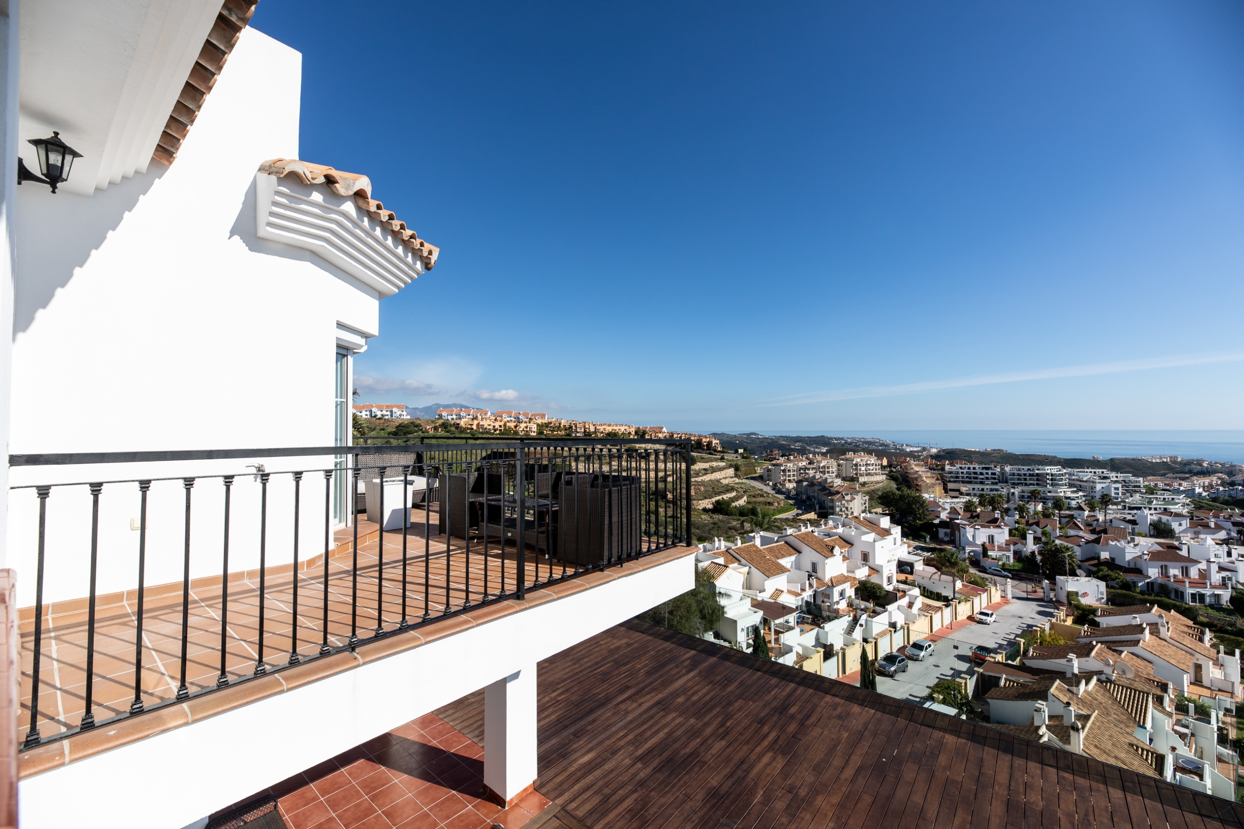 3T4A7398 Semi Detached Seaview Villa Luna Fitness for Rent in Riviera Del Sol, Málaga, Spain