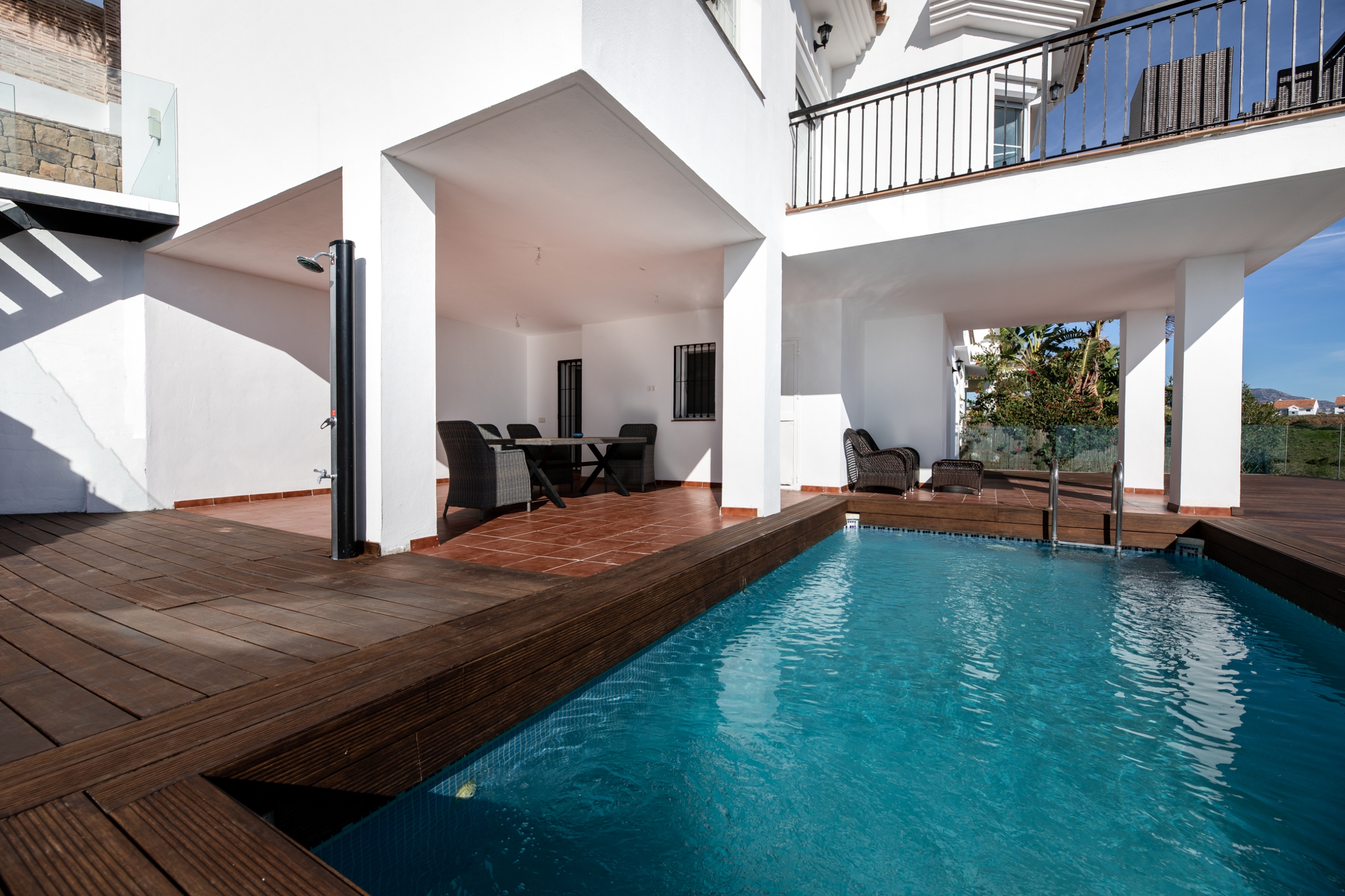 3T4A7627-Edit Semi Detached Seaview Villa Luna Fitness for Rent in Riviera Del Sol, Málaga, Spain