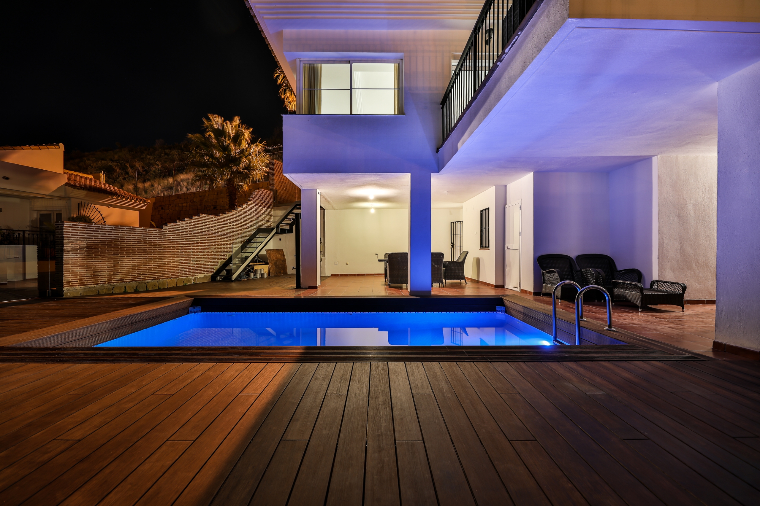 3T4A7727 Semi Detached Seaview Villa Luna Fitness for Rent in Riviera Del Sol, Málaga, Spain